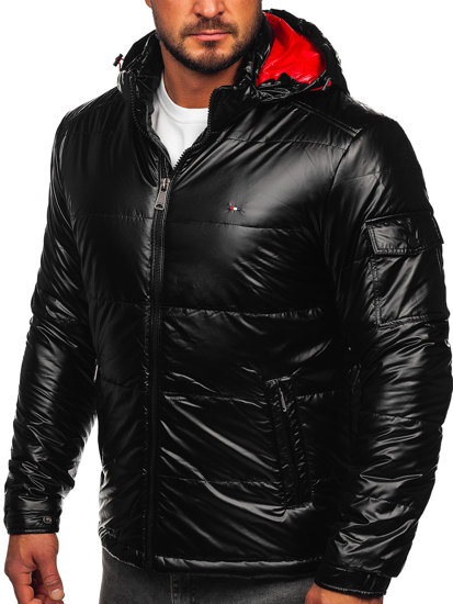 Men's Lightweight Quilted Sport Jacket Black Bolf 2137