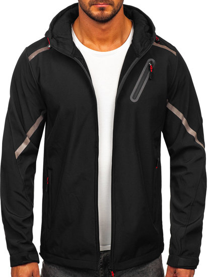 Men's Lightweight Softshell Jacket Black Bolf HSS037