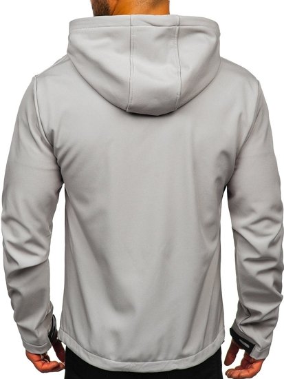 Men's Lightweight Softshell Jacket Grey Bolf KS2181