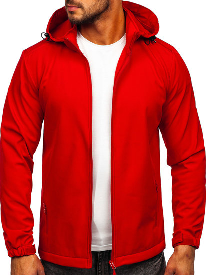 Men's Lightweight Softshell Jacket Red Bolf HH017