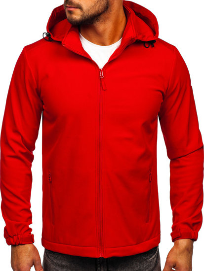 Men's Lightweight Softshell Jacket Red Bolf HH017