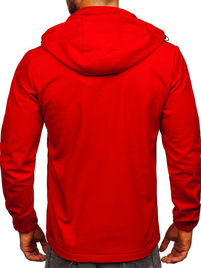 Men's Lightweight Softshell Jacket Red Bolf HH017