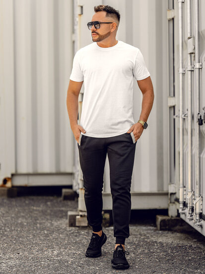 Men's Long Basic T-shirt White Bolf 14290A