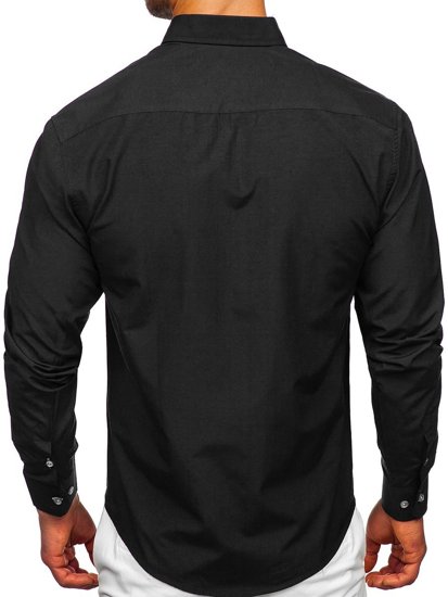 Men's Long Sleeve Shirt Black Bolf 20721