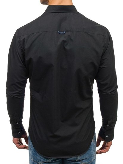 Men's Long Sleeve Shirt Black Bolf 5791