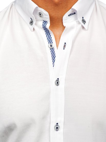 Men's Long Sleeve Shirt White Bolf 20717