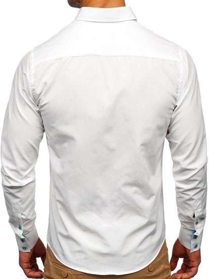 Men's Long Sleeve Shirt White Bolf 20725