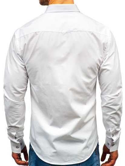 Men's Long Sleeve Shirt White Bolf 3707