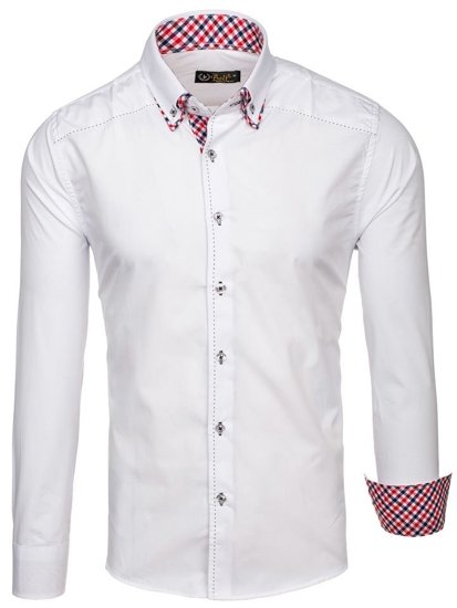 Men's Long Sleeve Shirt White Bolf 3707