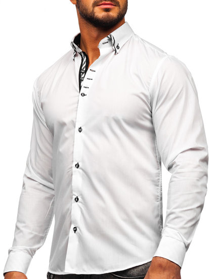 Men's Long Sleeve Shirt White Bolf 3762