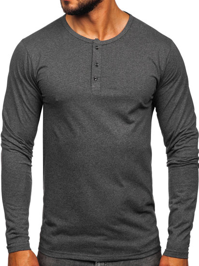 Men's Long Sleeve Top Anthracite Bolf 1114