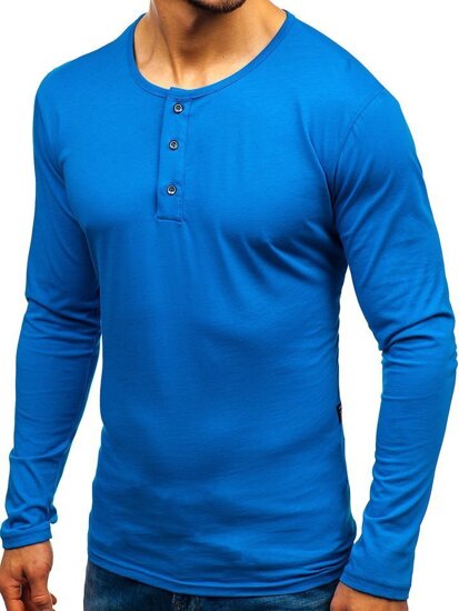 Men's Long Sleeve Top Blue Bolf 1114