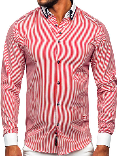 Men's Long Sleeve Winchester Shirt Claret Bolf 0909