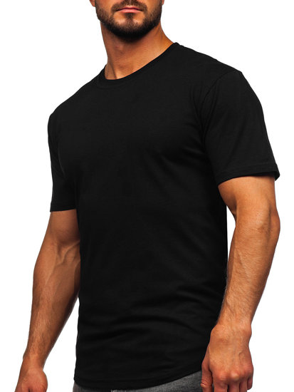 Men's Longsleeve Plain T-shirt Black Bolf 14290