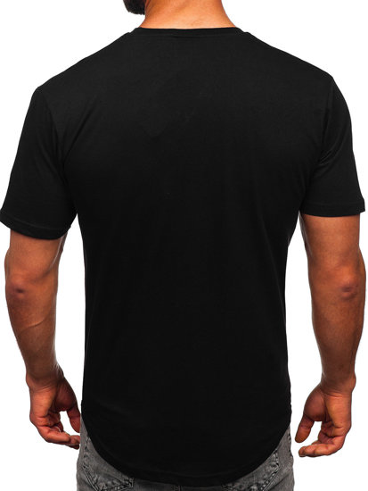 Men's Longsleeve Plain T-shirt Black Bolf 14290