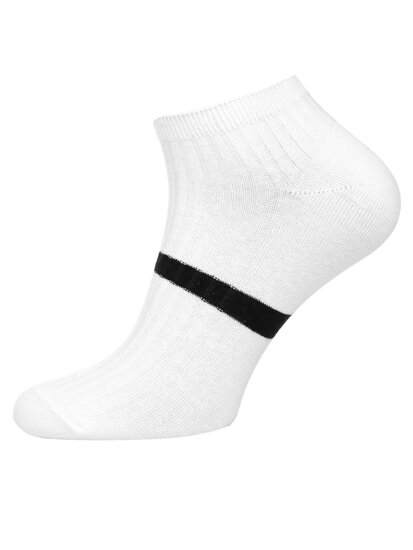 Men’s Low Socks White-Black Bolf M082-5P 5 PACK