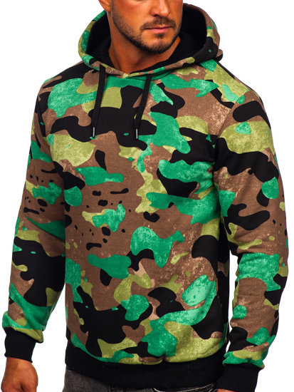 Men's Military Hoodie Green Bolf 141023