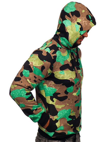 Men's Military Hoodie Green Bolf 141023