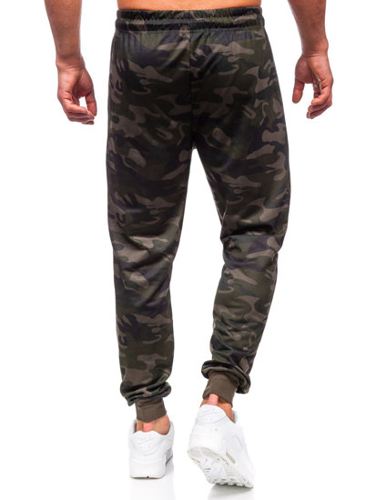 Men's Military Jogger Sweatpants Dark Green Bolf JX6185