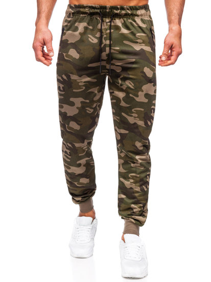 Men's Military Jogger Sweatpants Green Bolf JX6185