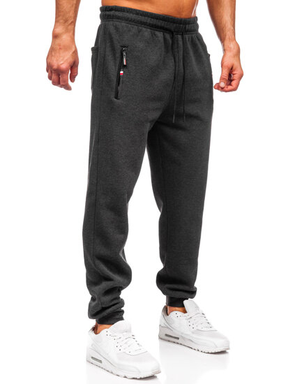 Men's Oversized Sweatpants Anthracite Bolf JX6500