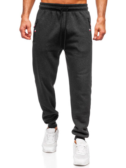 Men's Oversized Sweatpants Anthracite Bolf JX6500