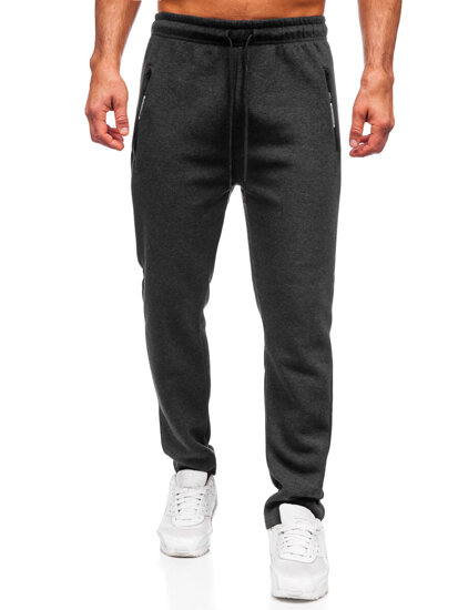 Men's Oversized Sweatpants Anthracite Bolf JX6506