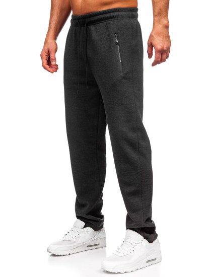 Men's Oversized Sweatpants Anthracite Bolf JX6507