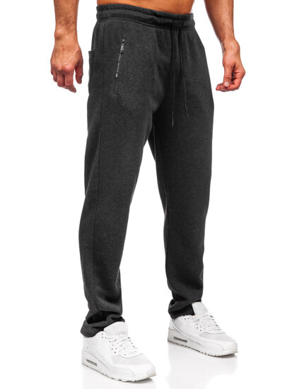 Men's Oversized Sweatpants Anthracite Bolf JX6507