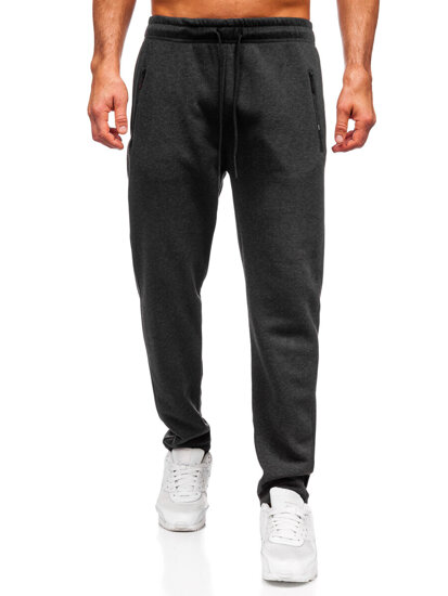 Men's Oversized Sweatpants Anthracite Bolf JX6507