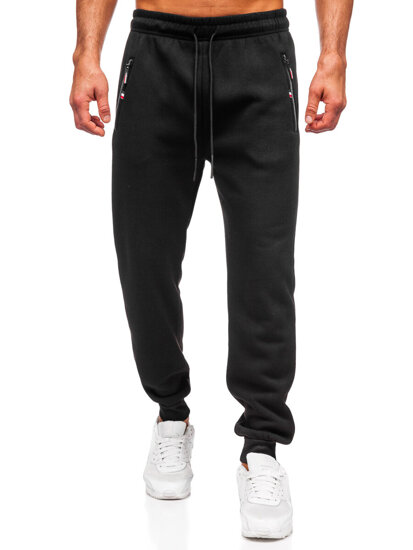 Men's Oversized Sweatpants Black Bolf JX6500