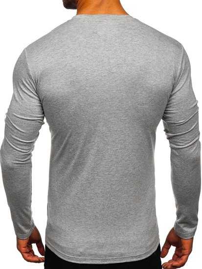 Men's Plain Longsleeve Grey Bolf 2088L