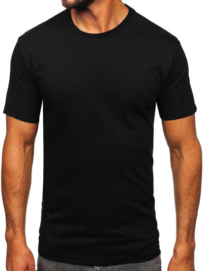 Men's Plain T-shirt Black Bolf 14291