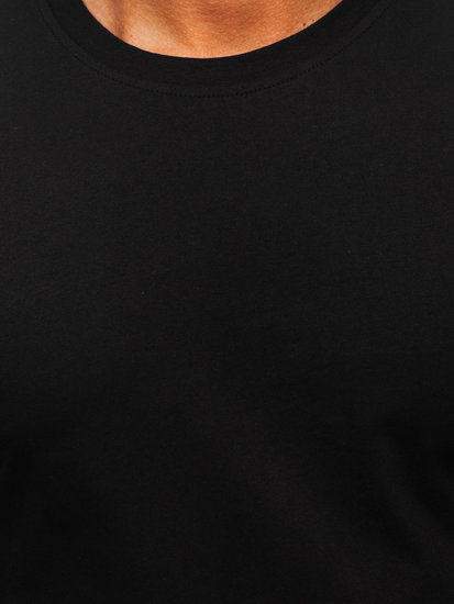 Men's Plain T-shirt Black Bolf 14291