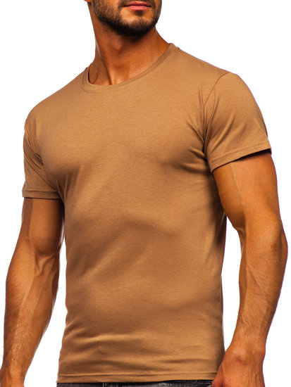 Men's Plain T-shirt Brown Bolf 2005