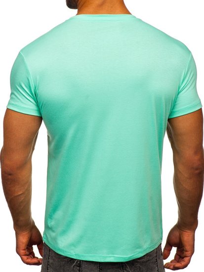 Men's Plain T-shirt Celadon Bolf 2005