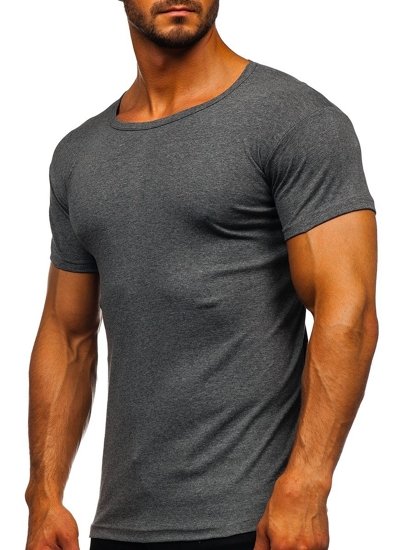 Men's Plain T-shirt Graphite Bolf NB003