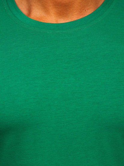 Men's Plain T-shirt Green Bolf 2005-101