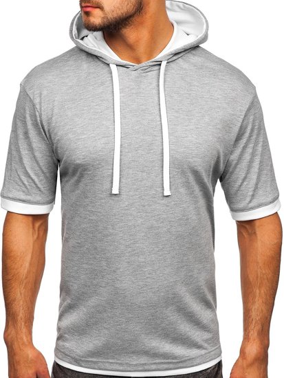 Men's Plain T-shirt Grey Bolf 08