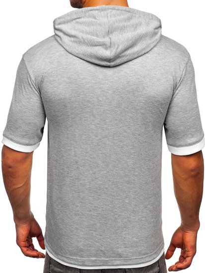 Men's Plain T-shirt Grey Bolf 08