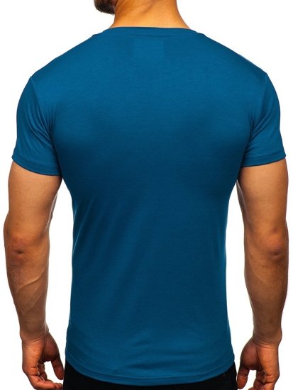 Men's Plain T-shirt Indigo Bolf 2005