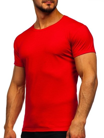 Men's Plain T-shirt Red Bolf 2005