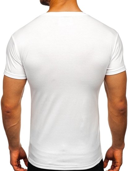 Men's Plain T-shirt White Bolf 2005