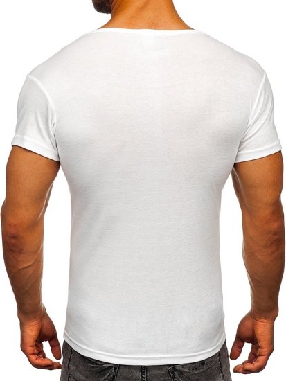 Men's Plain T-shirt White Bolf NB003