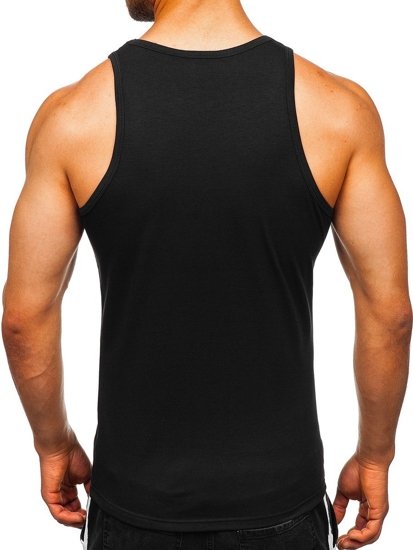 Men's Plain Tank Top Black Bolf 99003