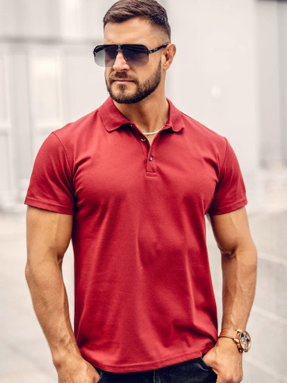 Men's Polo Shirt Claret Bolf 8T80A