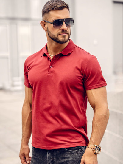 Men's Polo Shirt Claret Bolf 8T80A