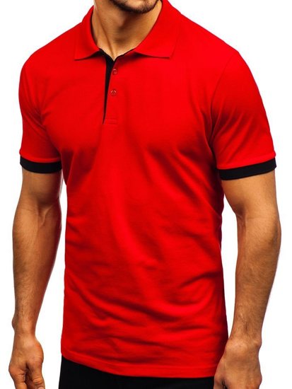 mens red polo shirt near me