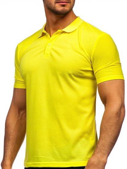 Men's Polo Shirt Yellow-Neon Bolf GD02