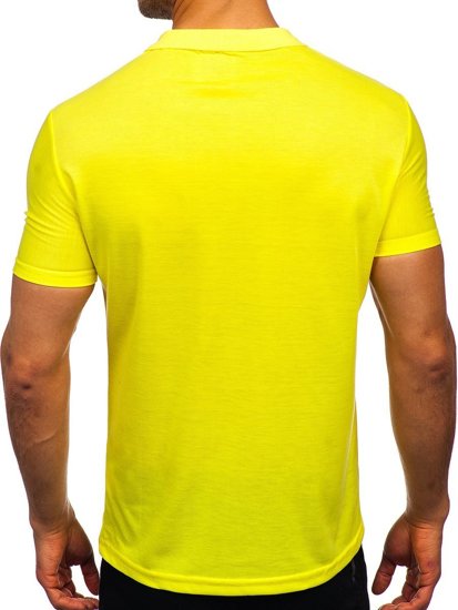 Men's Polo Shirt Yellow-Neon Bolf GD02